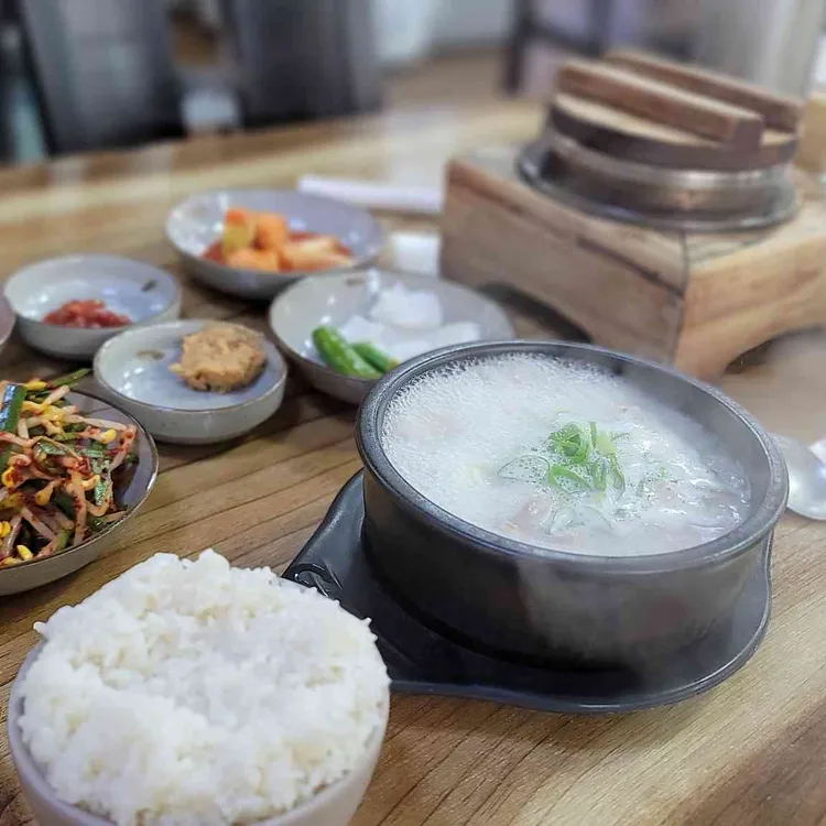 강정수순대국 사진