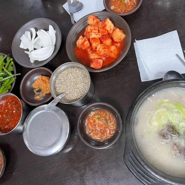 아우라지왕순대 사진