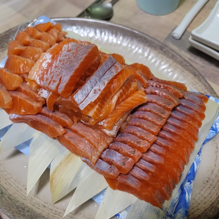 치악산송어회 사진