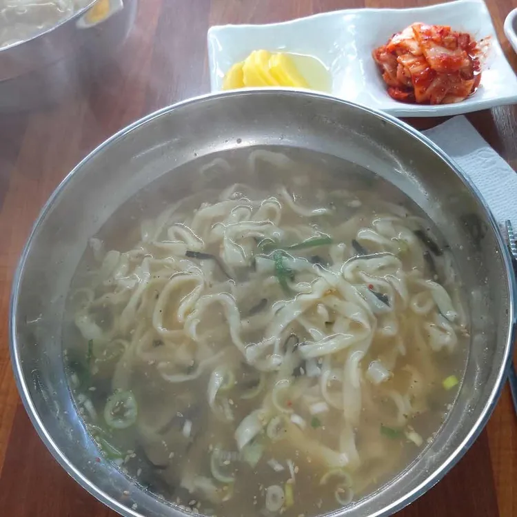 은하 칼국수 사진