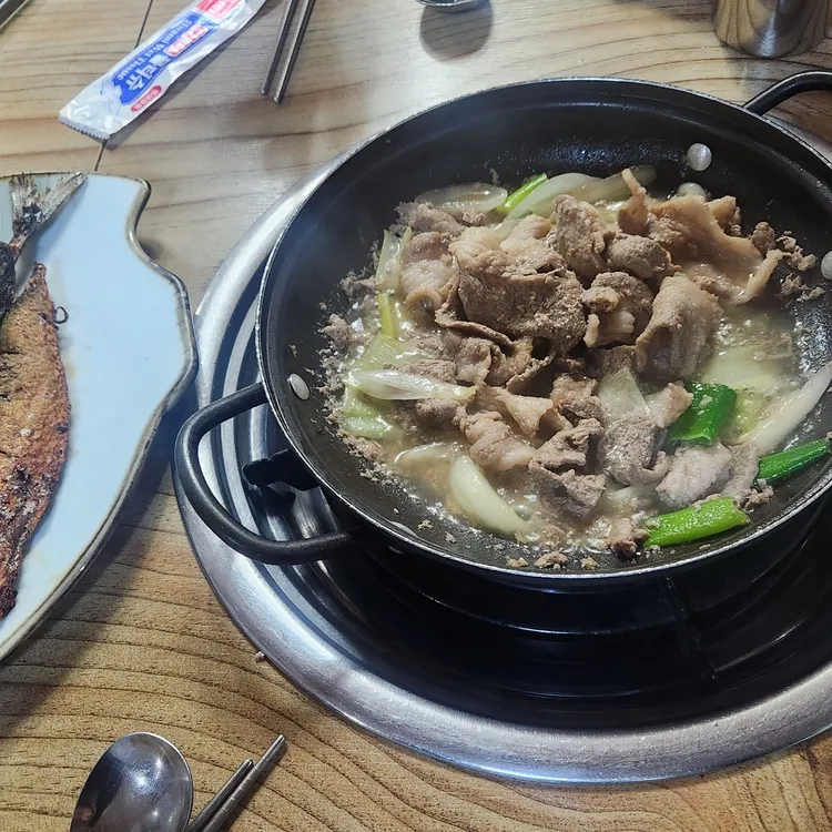 시골식당 사진