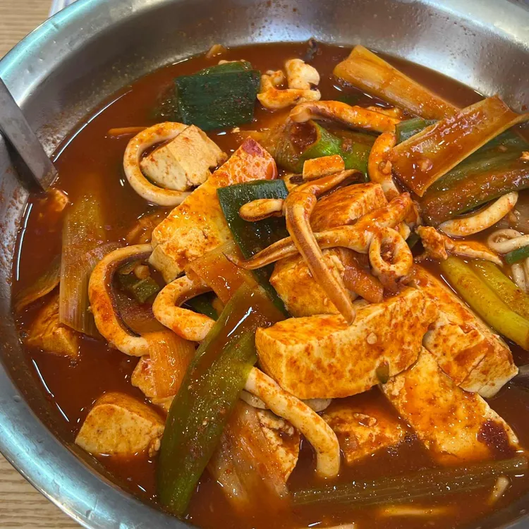 경동 오징어 국수 사진
