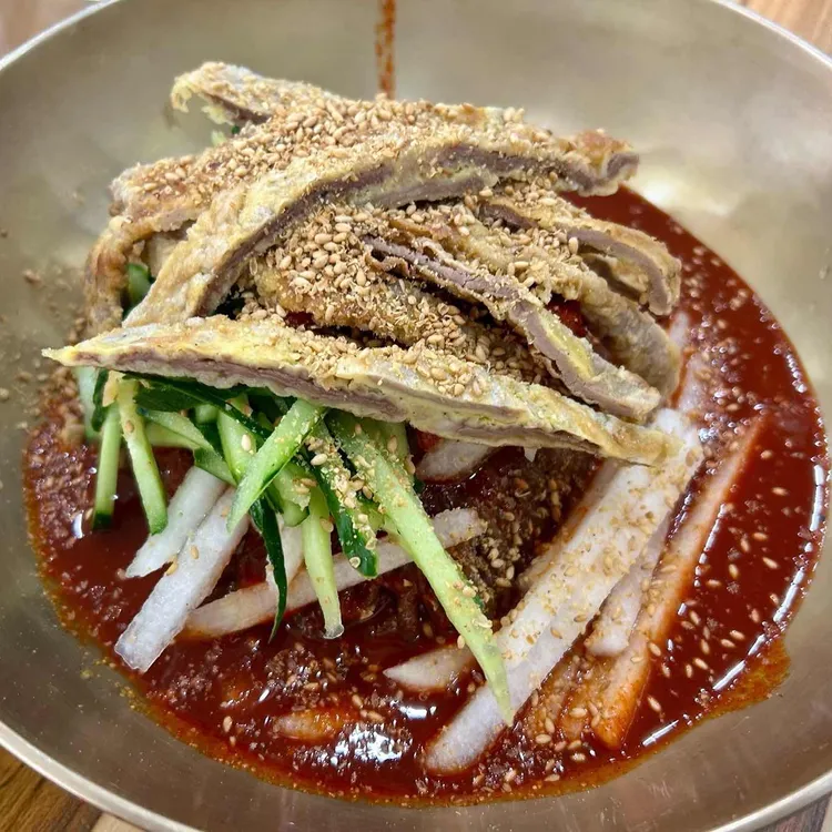 황포냉면 사진