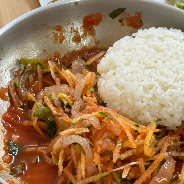 강원도물회 사진