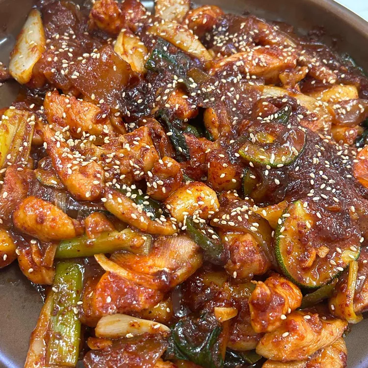 해송 돌판닭찜 사진