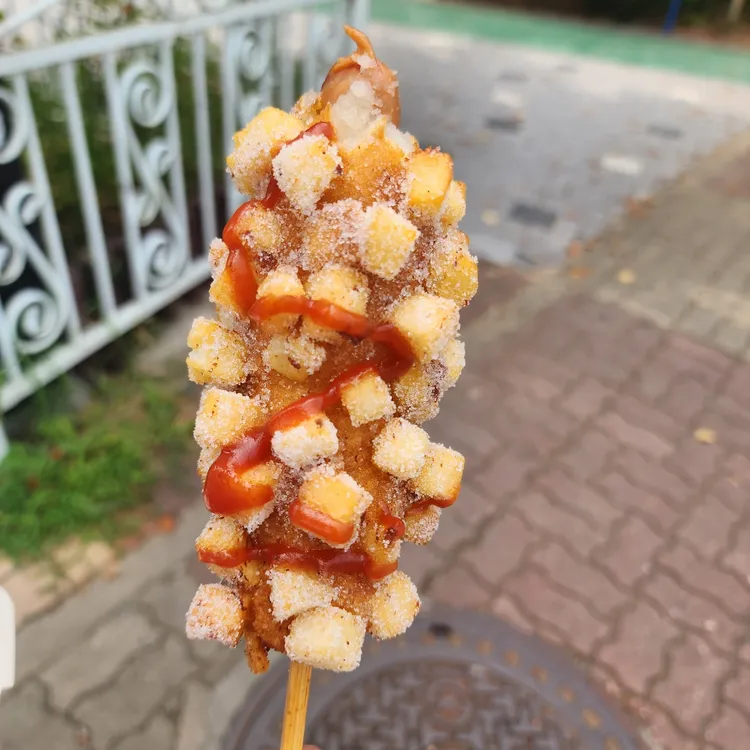 명랑핫도그 사진