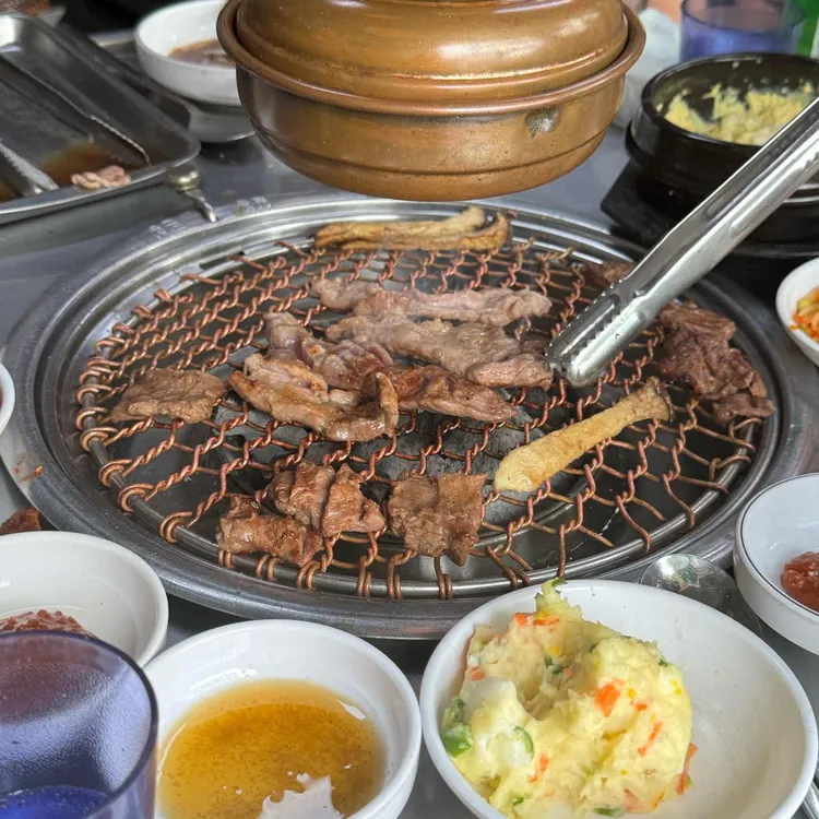 다운 갈매기 구이 사진