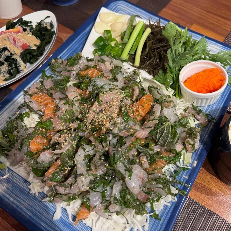 깻잎막회 사진