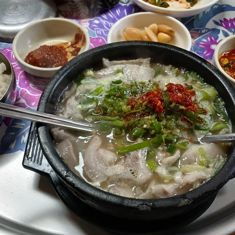 송학식당 사진