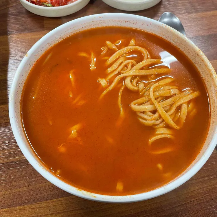 얼큰수제비 사진