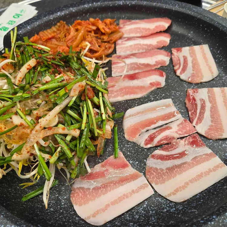 창영이 부추냉삼 사진