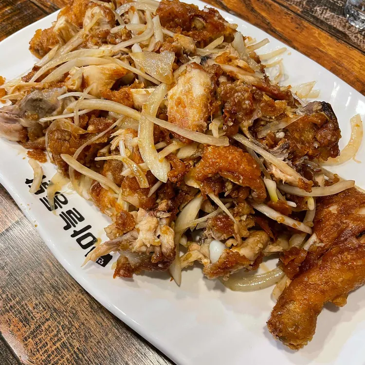 마늘통닭 사진