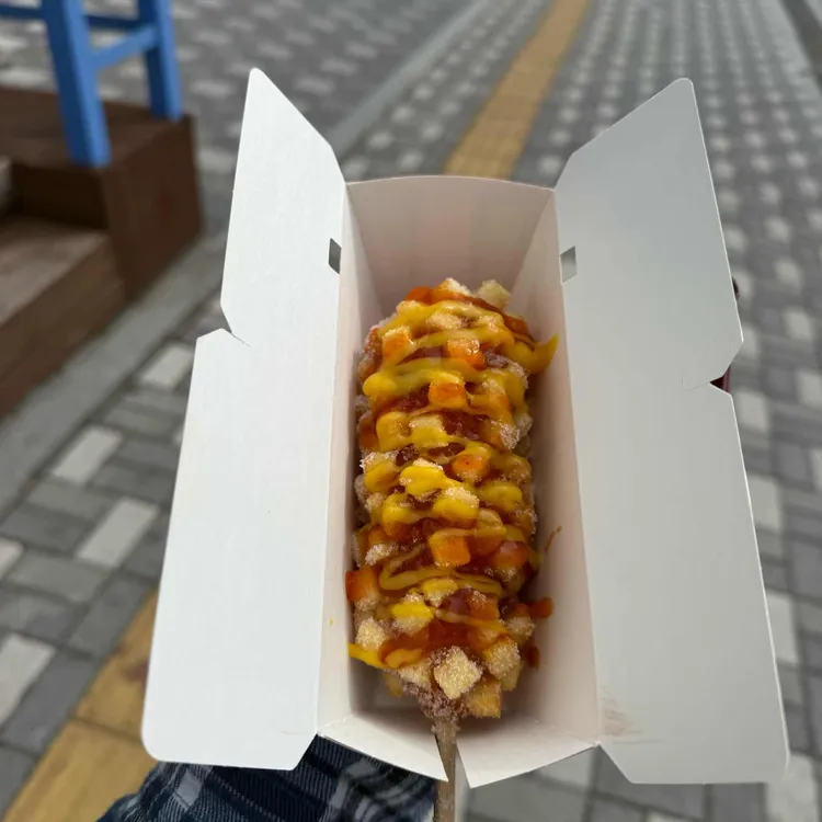명랑핫도그 사진
