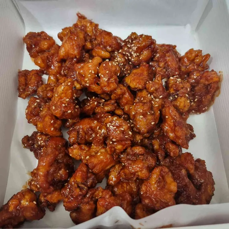 송이닭강정 사진