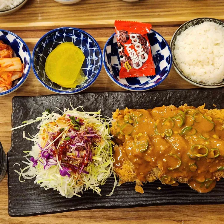 카츠면 사진