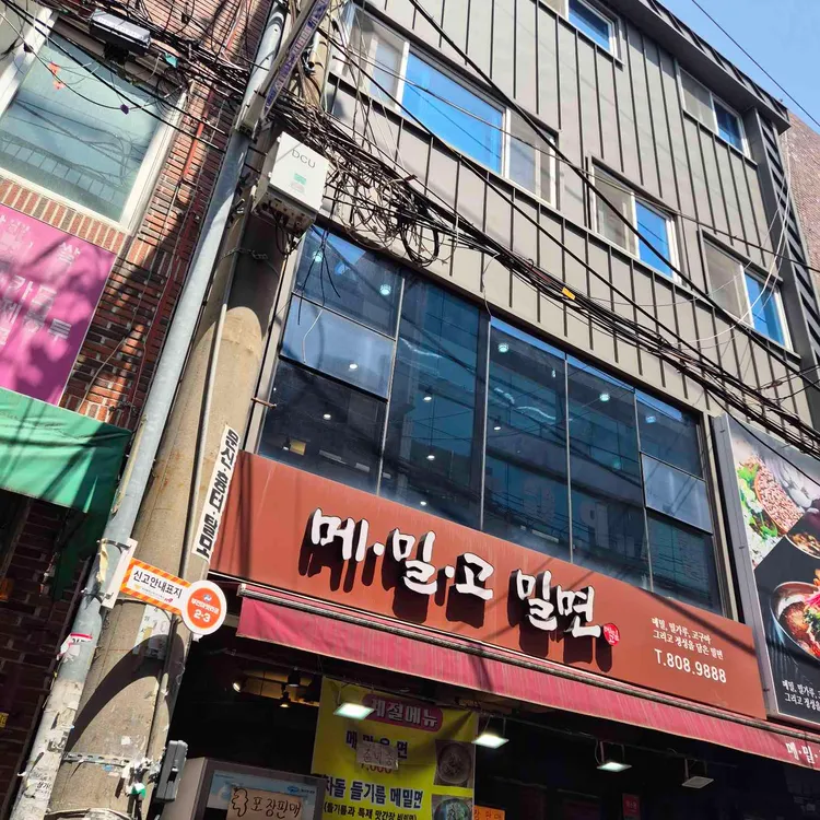 메밀고밀면 사진