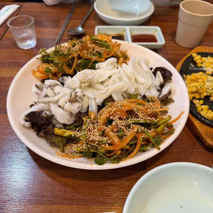독도사랑 막회 사진