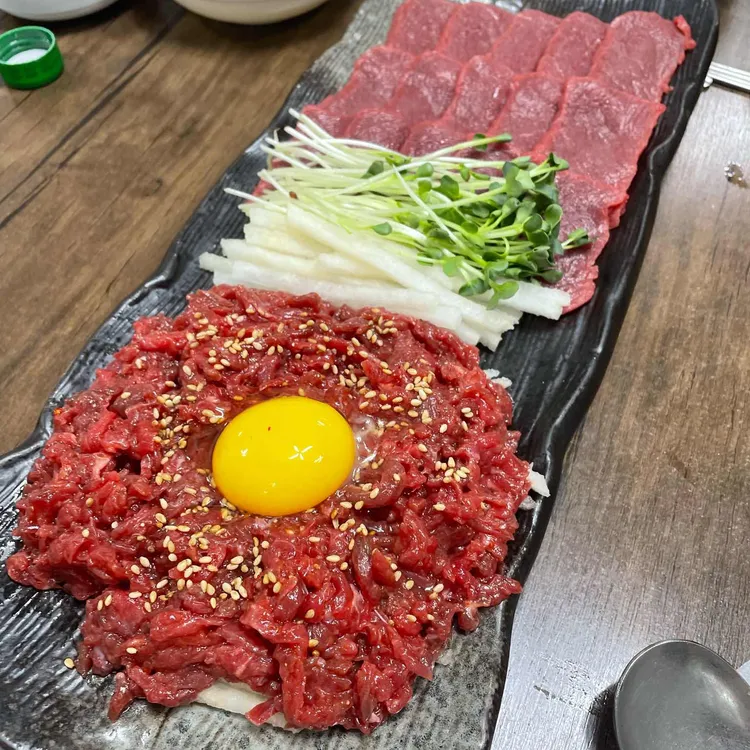 창신육회 사진
