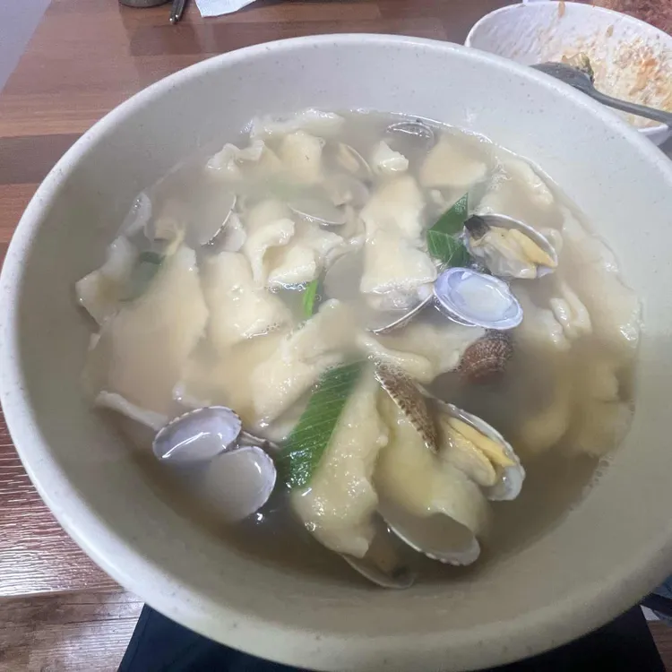 옛날바지락칼국수 사진