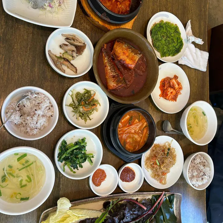 밥상 사진