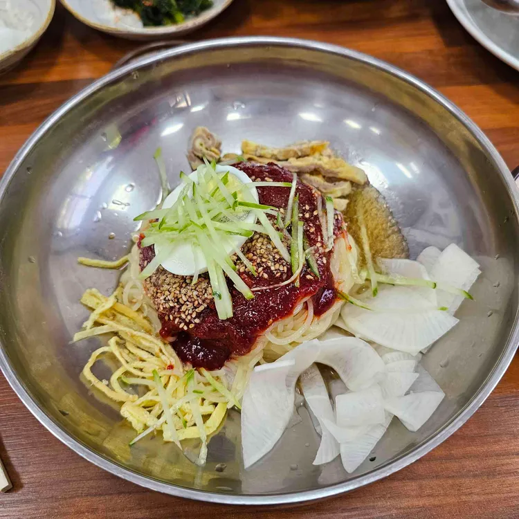 아산밀면 사진
