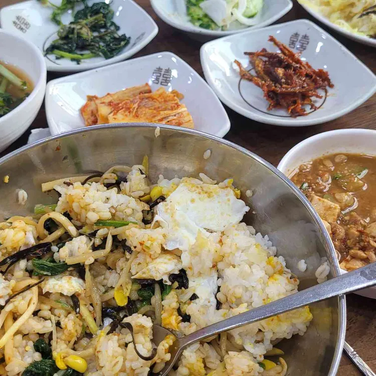 시골보리밥 사진