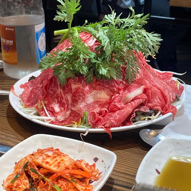 청석한우 사진