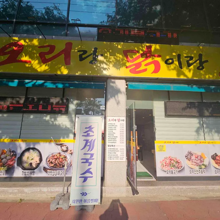 오리랑닭이랑 사진