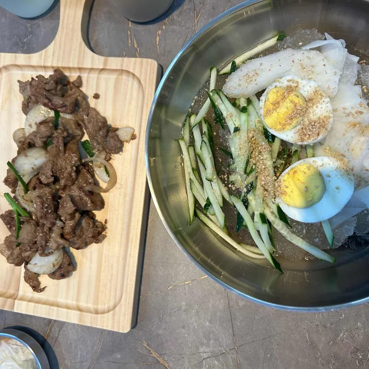 천수냉면 사진