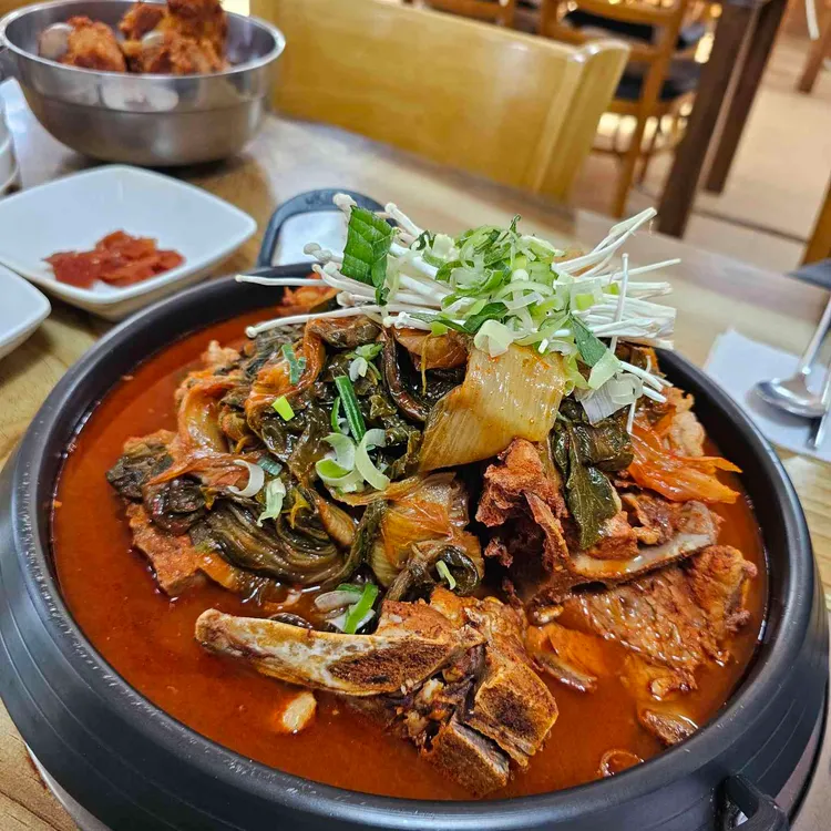 정직한 모자 감자탕 사진