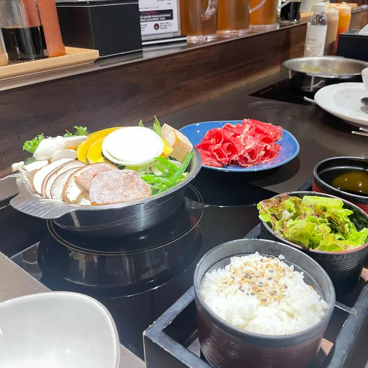 샤브테이블 사진
