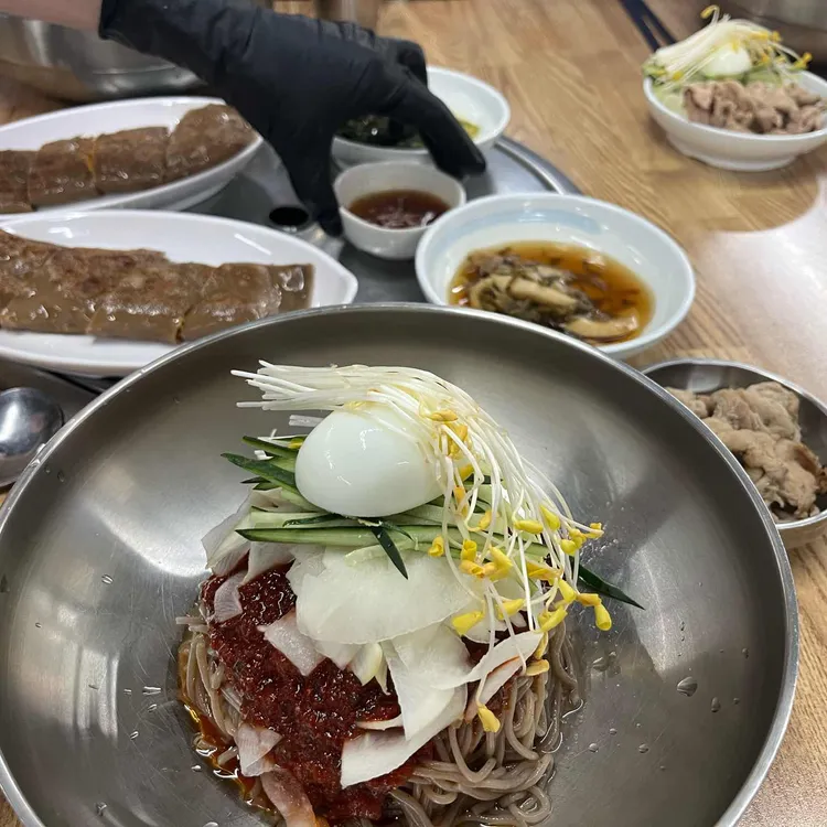 전주막국수숯불생고기 사진