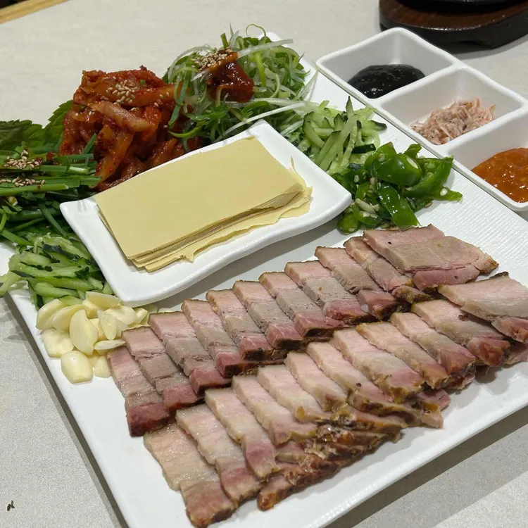 천마 맷돌순두부 사진
