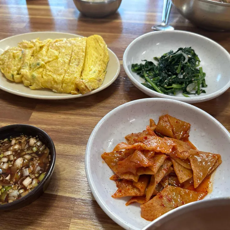 시골식당 사진