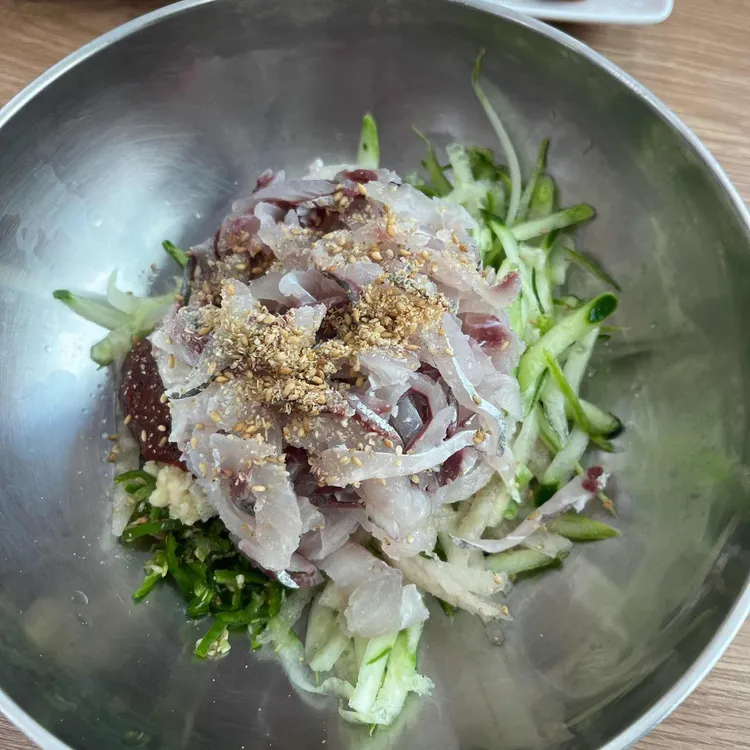 푸른바다물회 사진