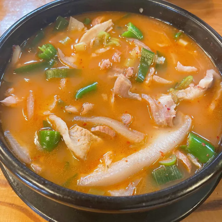장수옥 순대국 감자탕 사진