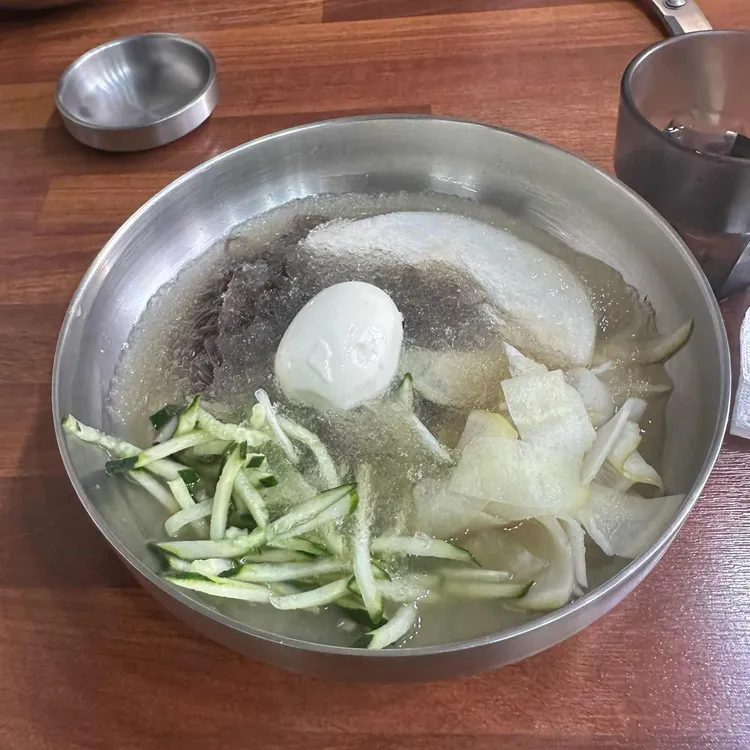 천수냉면 사진