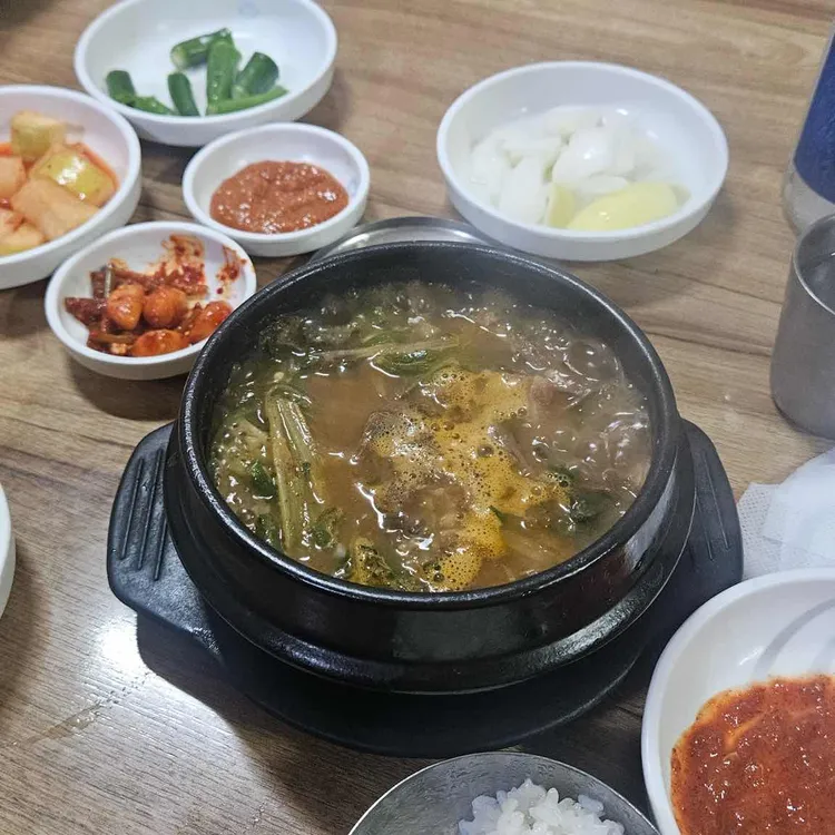 시골식당 사진