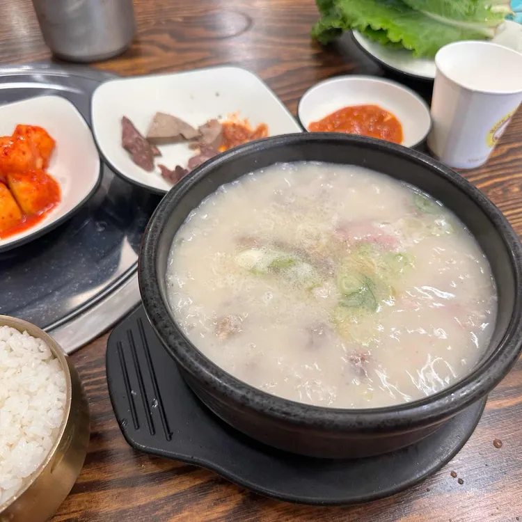 봉오동 순댓국 사진