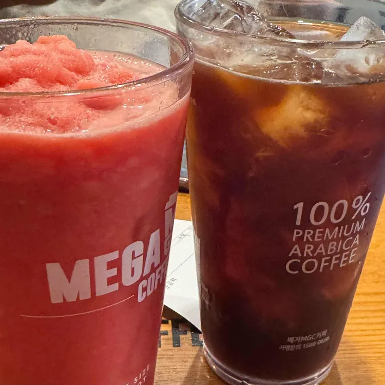 메가커피 사진