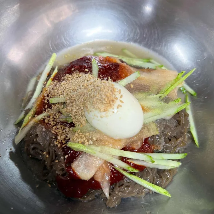 부민세숫대야냉면 사진