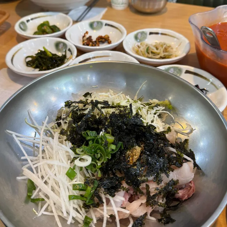 장수물회 사진
