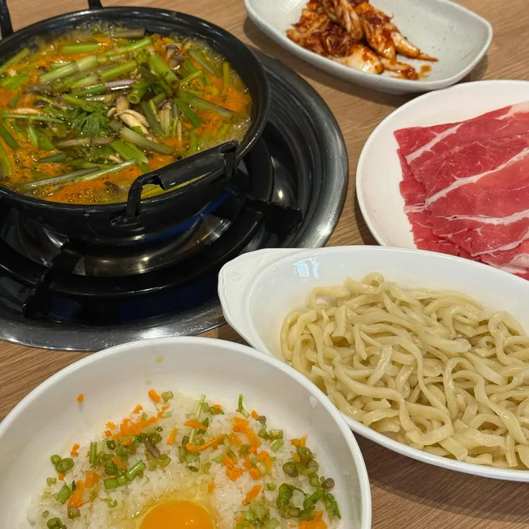 신음칼국수 사진