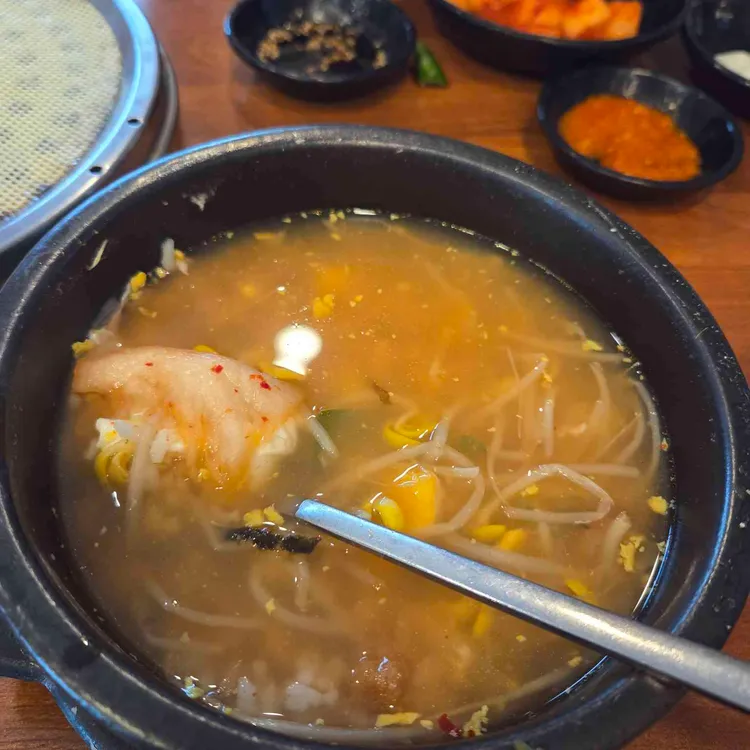 중리콩나물국밥 사진