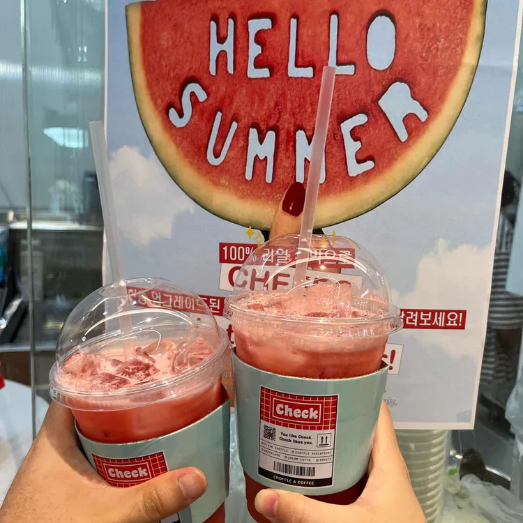 체크크로플 사진