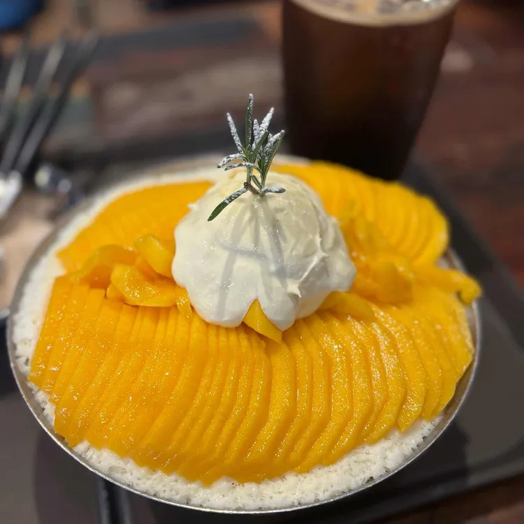카페 테이너 사진