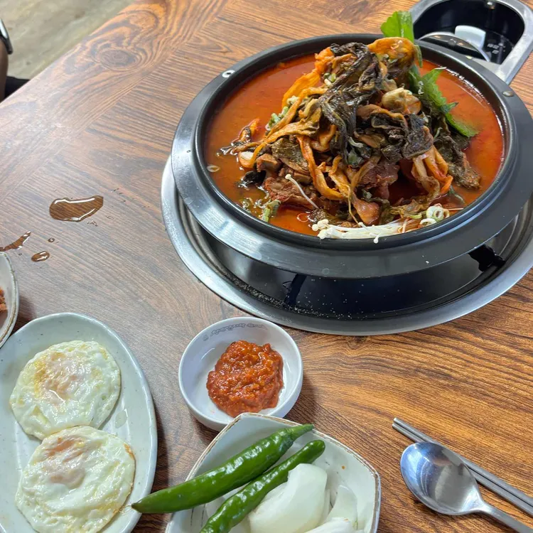 청년감자탕순대국 사진