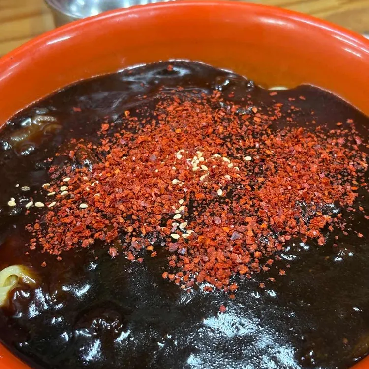 즉석짜장우동 사진