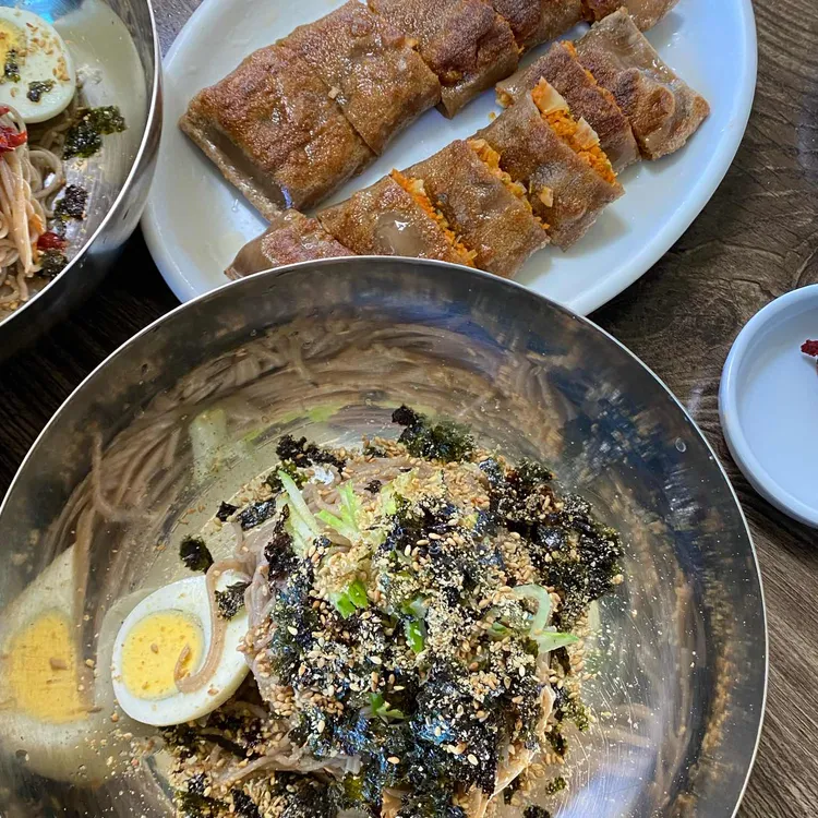 송지호막국수 사진