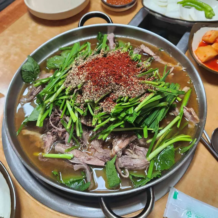 시골식당 사진